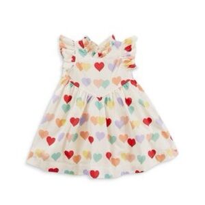 Pink Chicken Jennifer Dress Multi Hearts